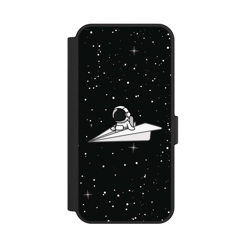 Galaxy S24 FE NIVOflip Astronaut Paper Plane Comic