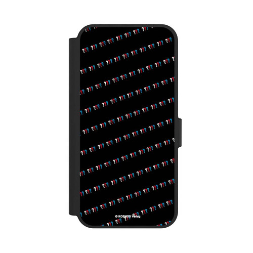 Samsung Galaxy S24 FE 5G NIVOflip Drei Fragezeichen Muster Schräg
