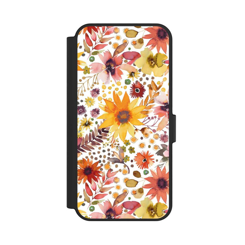Galaxy S24 FE NIVOflip Fleurs d'aquarelle florale