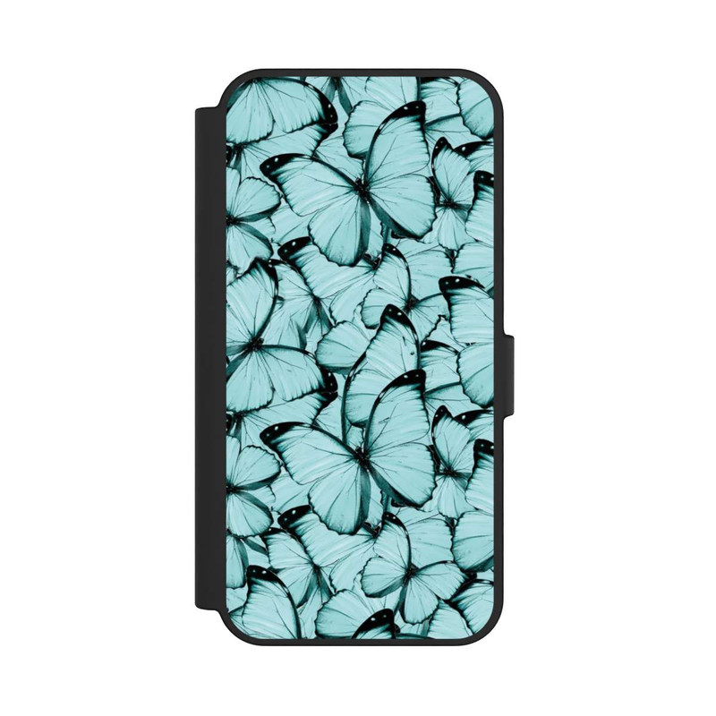 Galaxy S24 FE NIVOflip Papillons sarcelle