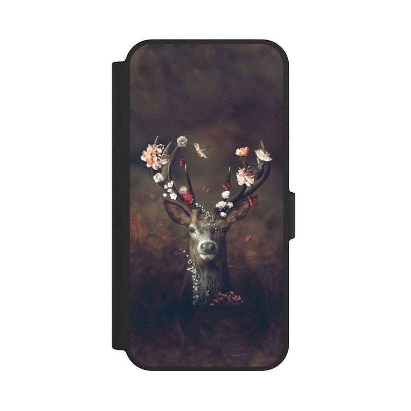 Galaxy S24 FE NIVOflip Fauna Flora Hirsch