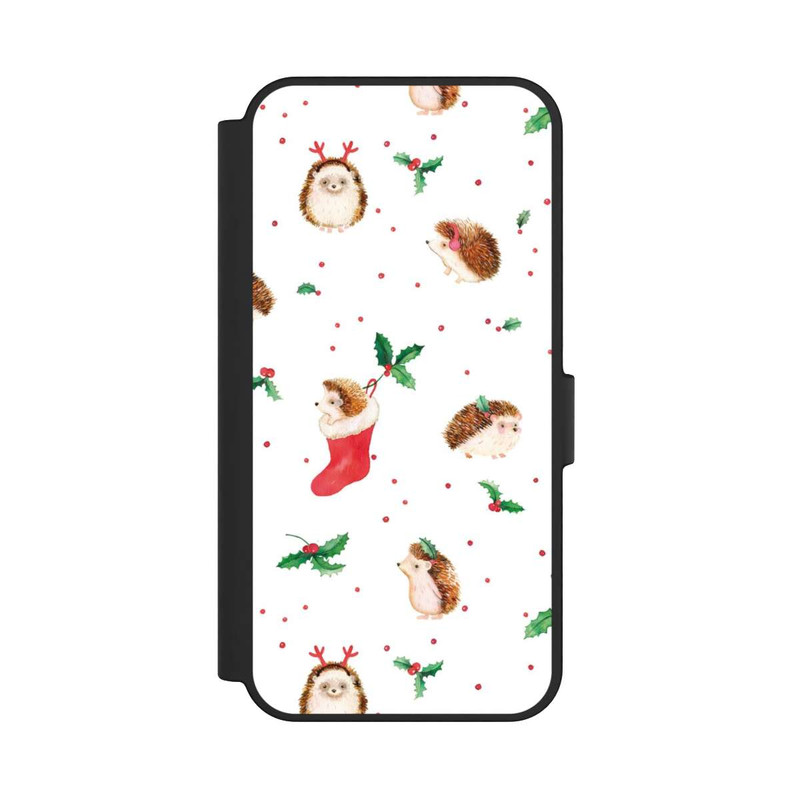 Galaxy S24 FE NIVOflip Christmas Cute Hedgehog