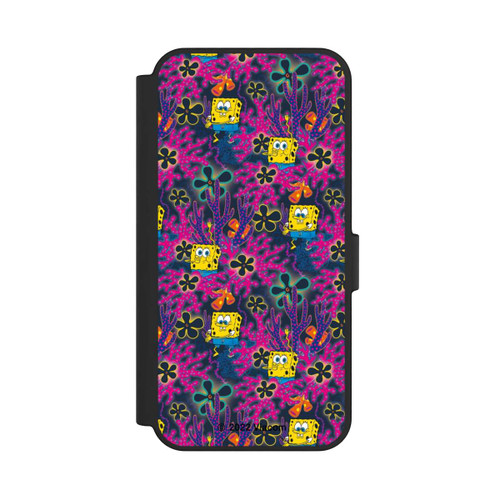 Samsung Galaxy S24 FE 5G NIVOflip Spongebob - Coral Muster