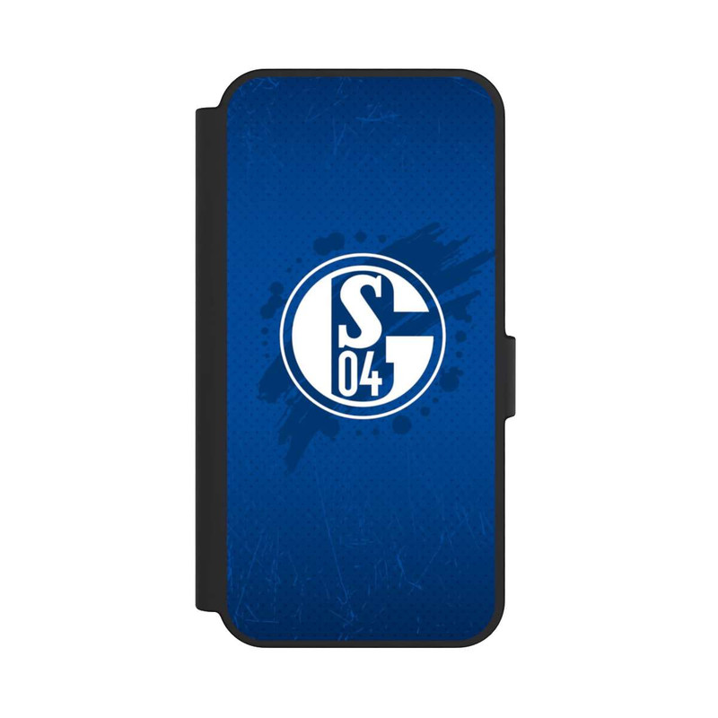 Galaxy S24 FE NIVOflip Schalke 04 Farbe Fleck Blau