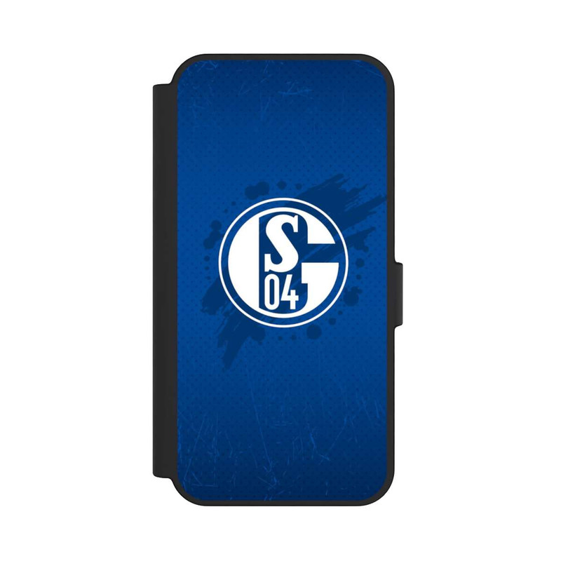 Galaxy S24 FE NIVOflip Schalke 04 Farbe Fleck Blau