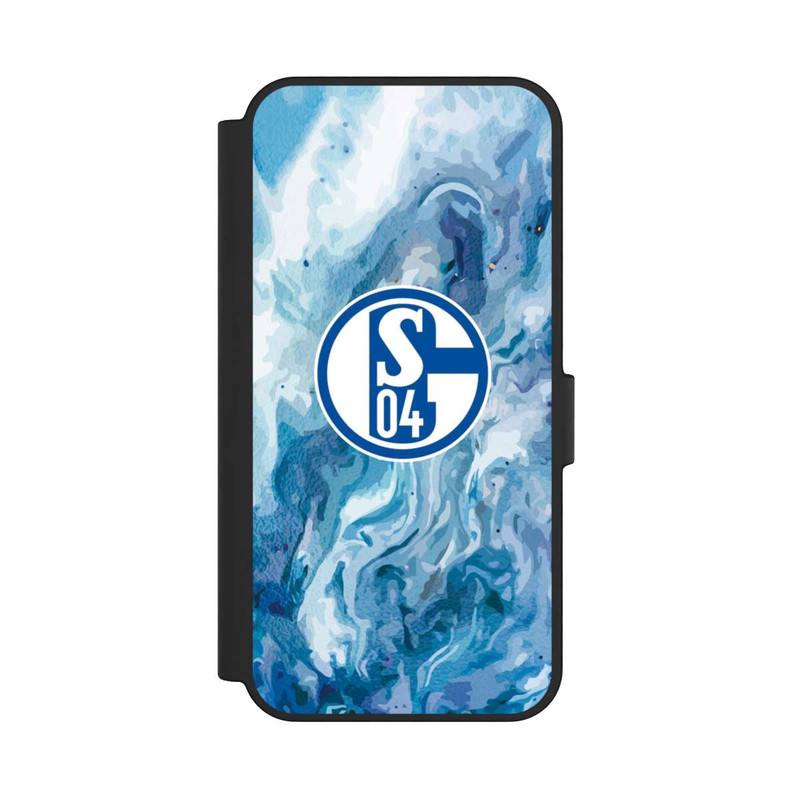 Galaxy S24 FE NIVOflip Schalke 04 Flüssig Blau
