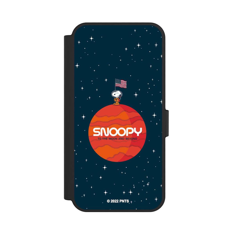 Galaxy S24 FE NIVOflip Snoopy Voyageur de l'espace Orange
