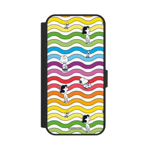 Samsung Galaxy S24 FE 5G NIVOflip Snoopy Pattern Arc-en-ciel