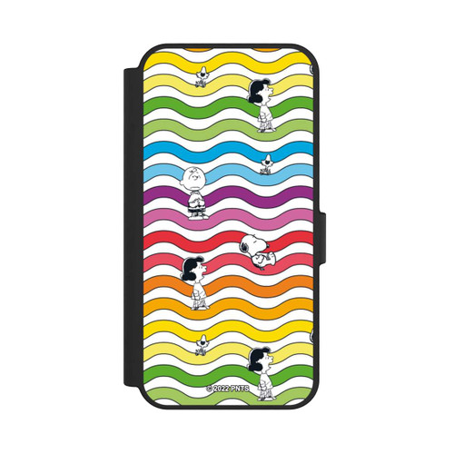 Samsung Galaxy S24 FE 5G NIVOflip Snoopy Pattern Rainbow