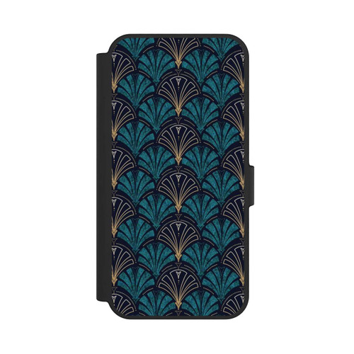 Samsung Galaxy S24 FE 5G NIVOflip Éventails Art Déco Or