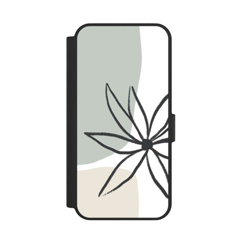 Samsung Galaxy S24 FE 5G NIVOflip Blume Minze und Sahne