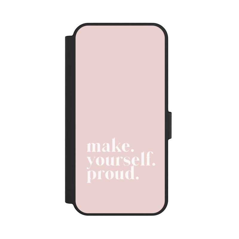 Galaxy S24 FE NIVOflip Make Yourself Proud Quote - Old Pink