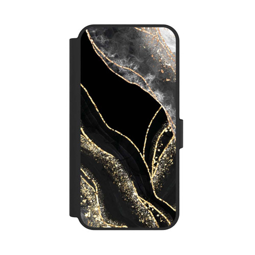 Samsung Galaxy S24 FE 5G NIVOflip Dark Marble Gold