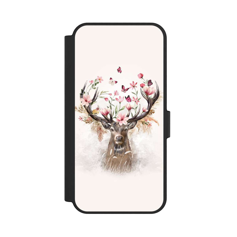 Galaxy S24 FE NIVOflip Cerf & Fleurs