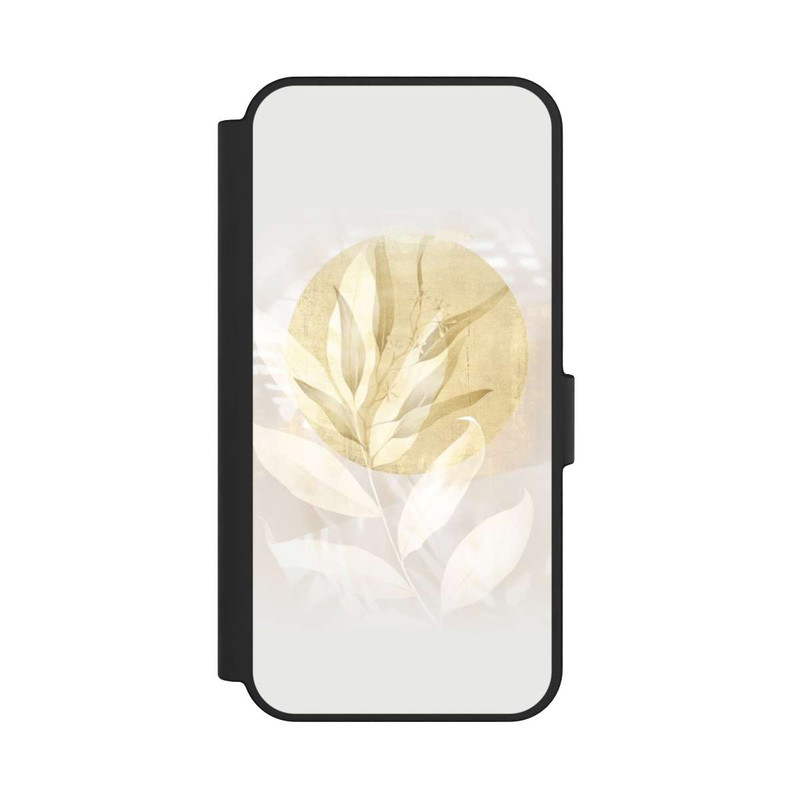 Galaxy S24 FE NIVOflip Boho Gold Blumen Kunst