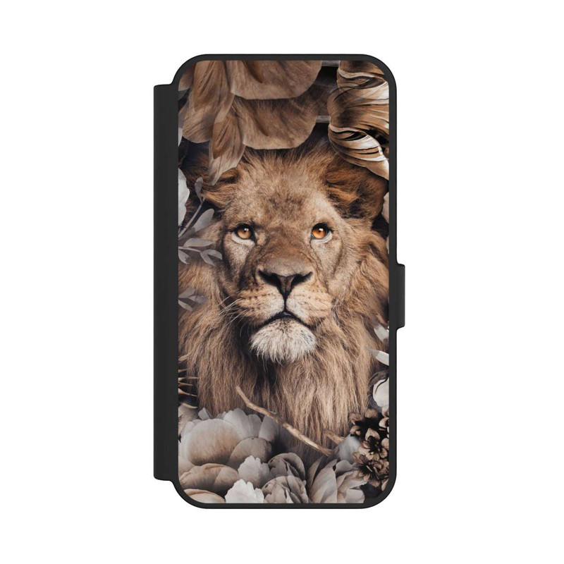 Galaxy S24 FE NIVOflip Lion Flower Frame beige