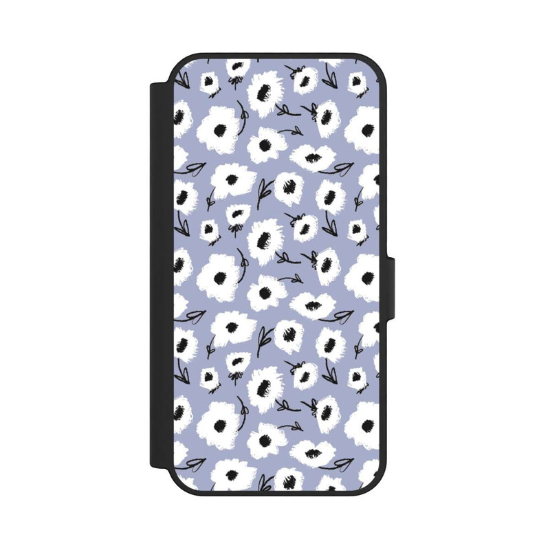 Galaxy S24 FE NIVOflip Pattern Fleurs Lilas