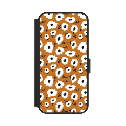 Samsung Galaxy S24 FE 5G NIVOflip Pattern Fleurs Ocres