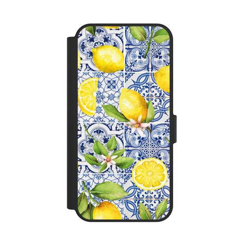 Samsung Galaxy S24 FE 5G NIVOflip Griechische Zitronen Muster
