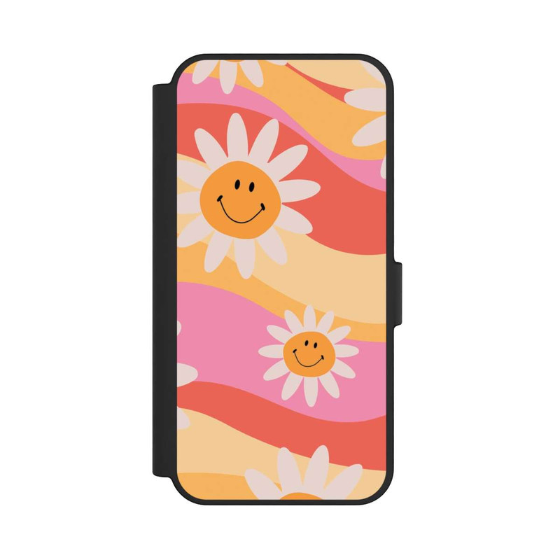 Galaxy S24 FE NIVOflip Retro Smiles Orange Colorful