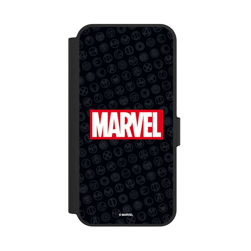 Galaxy S24 FE NIVOflip Marvel Logo Noir Rouge