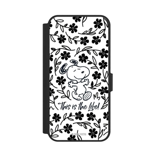 Samsung Galaxy S24 FE 5G NIVOflip Snoopy This Is The Life Noir &amp; Blanc