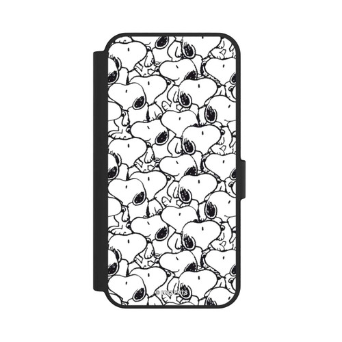 Samsung Galaxy S24 FE 5G NIVOflip Snoopy Pattern Noir &amp; Blanc