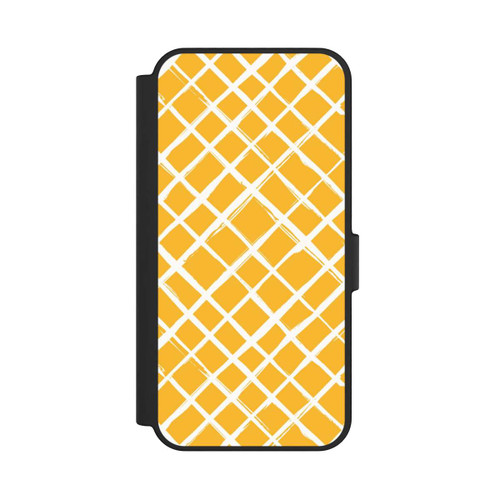Samsung Galaxy S24 FE 5G NIVOflip Handgezeichnetes Karomuster