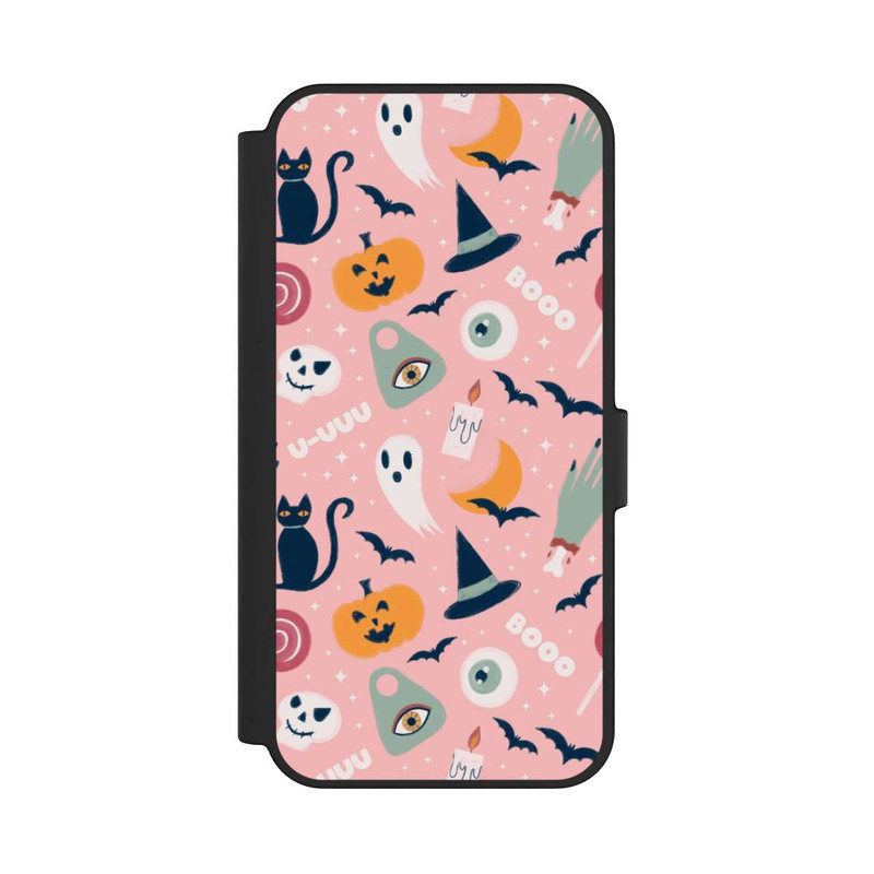 Galaxy S24 FE NIVOflip Cute Halloween Ghosts Pattern