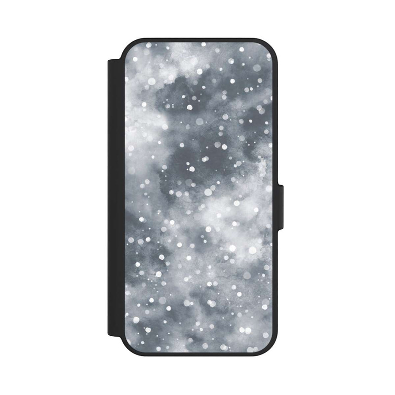 Galaxy S24 FE NIVOflip Abstrakter Winterschneehimmel