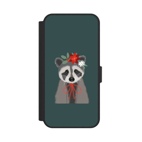 Samsung Galaxy S24 FE 5G NIVOflip weihnachtlicher Waschbär