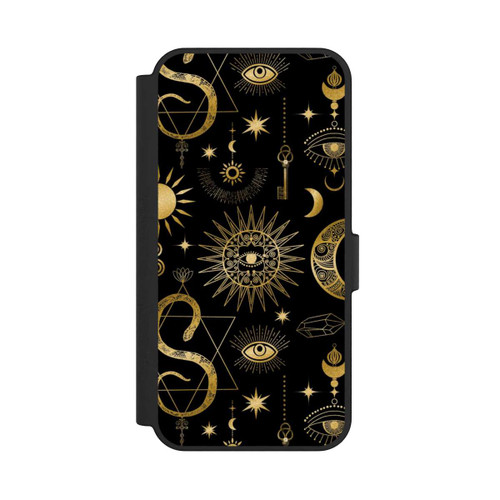 Samsung Galaxy S24 FE 5G NIVOflip Soleil et Lune Célestes Steampunk