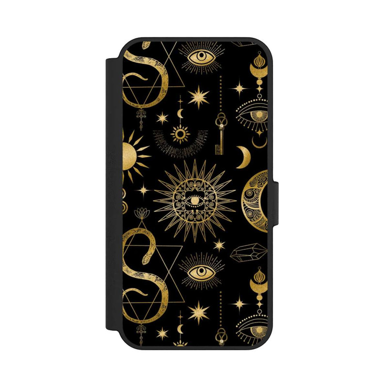 Galaxy S24 FE NIVOflip Soleil et Lune Célestes Steampunk