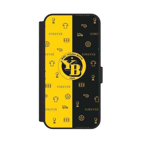 Samsung Galaxy S24 FE 5G NIVOflip BSC YB Gelb Schwarz Muster