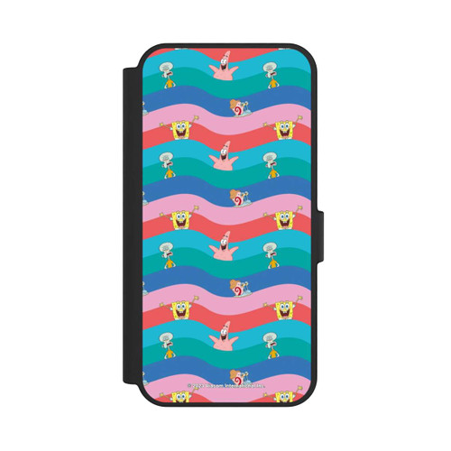 Samsung Galaxy S24 FE 5G NIVOflip Spongebob Freunde Bunte Wellen