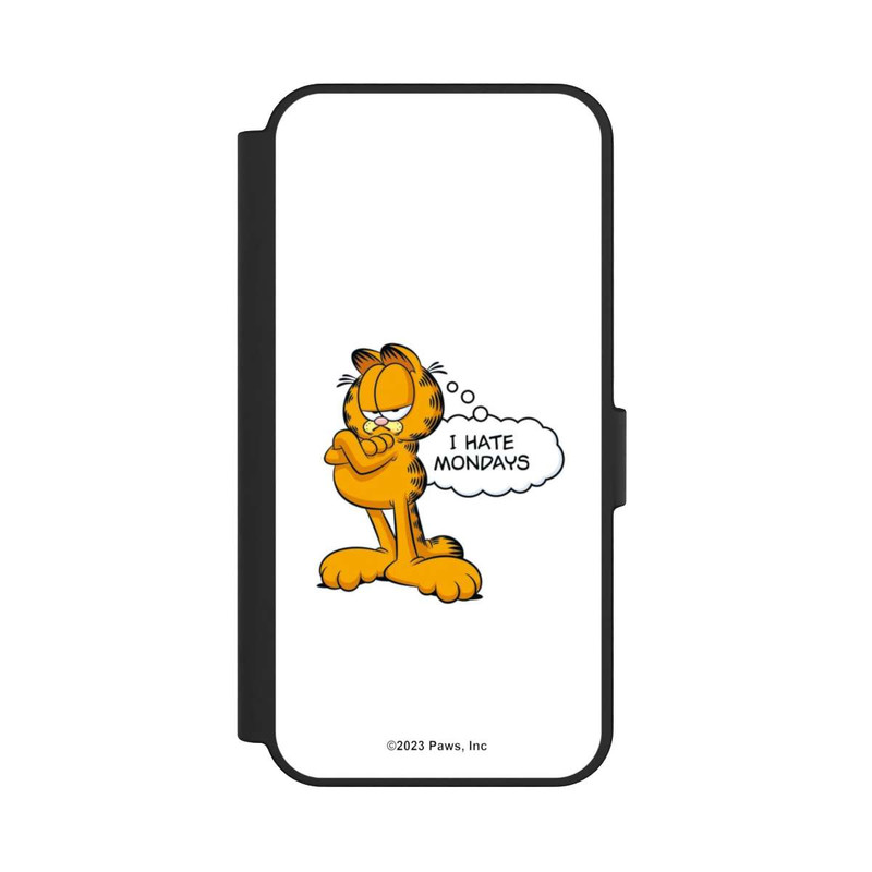 Galaxy S24 FE NIVOflip Garfield I Hate Mondays Weiß