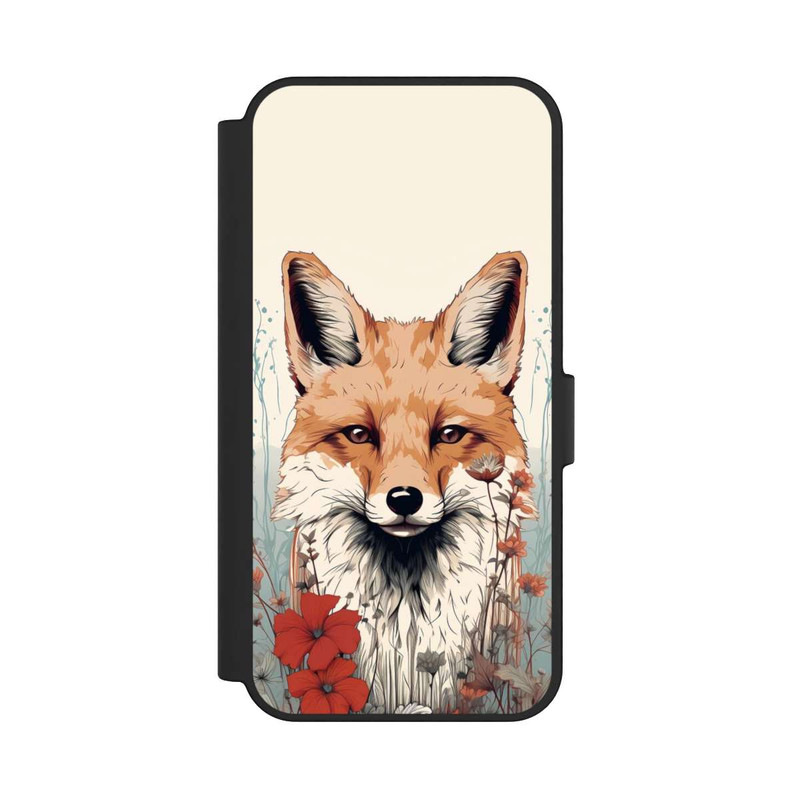 Galaxy S24 FE NIVOflip  Fox with Flowers
