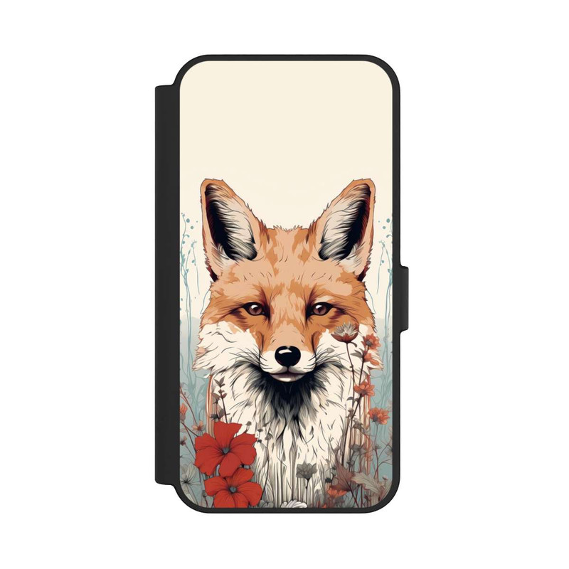 Galaxy S24 FE NIVOflip  Fox with Flowers