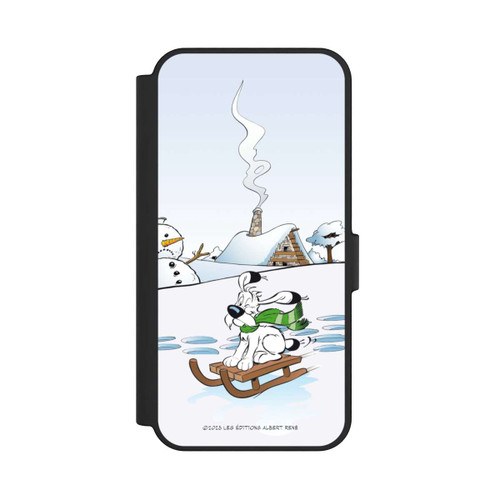 Samsung Galaxy S24 FE 5G NIVOflip Idefix fährt Schlitten