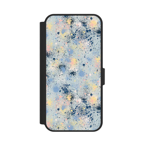 Samsung Galaxy S24 FE 5G NIVOflip Tintentropfen Staub Textur Blau