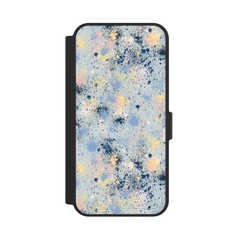Galaxy S24 FE NIVOflip Tintentropfen Staub Textur Blau