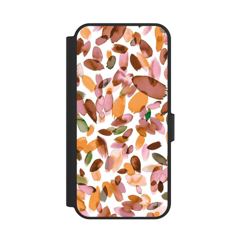 Samsung Galaxy S24 FE 5G NIVOflip Watercolor Petal Stains Orange
