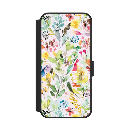 Samsung Galaxy S24 FE 5G NIVOflip Wild Flowers Meadow Pink