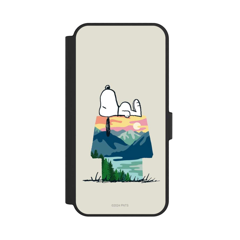 Galaxy S24 FE NIVOflip Snoopy Camping Hütte