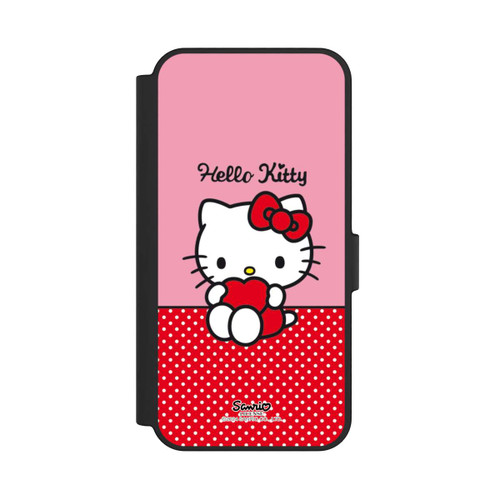 Samsung Galaxy S24 FE 5G NIVOflip Hello Kitty sitzend mit Herz