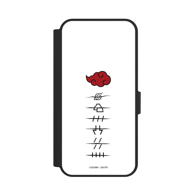 Galaxy S24 FE NIVOflip Akatsuki Mitgliedersymbole Weiß