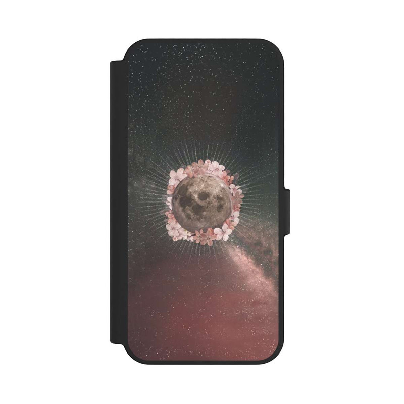 Galaxy S24 FE NIVOflip Blumen und Mondlicht