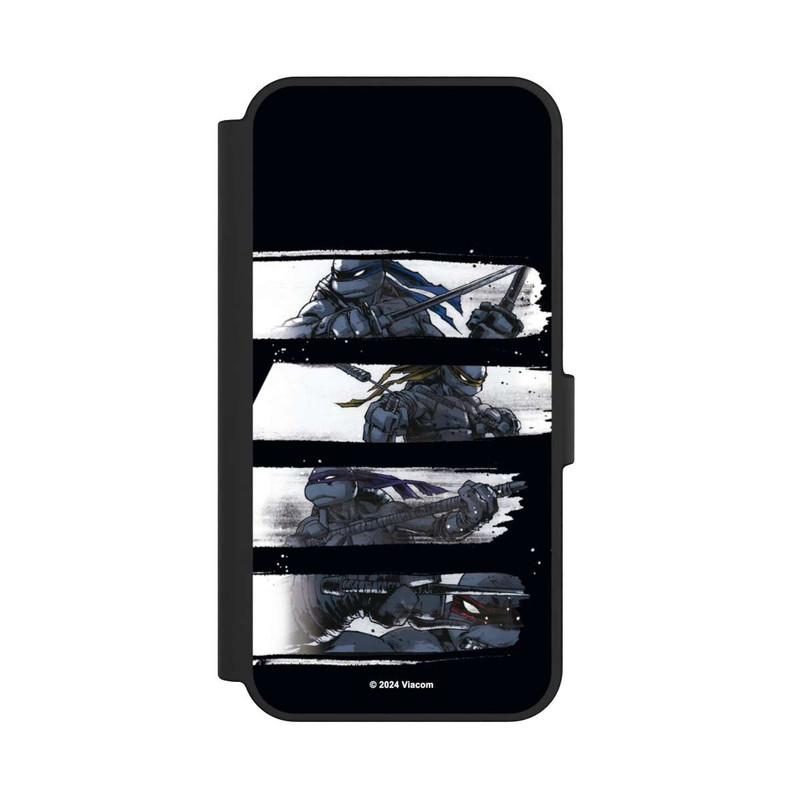Galaxy S24 FE NIVOflip Scratch TMNT noir et blanc