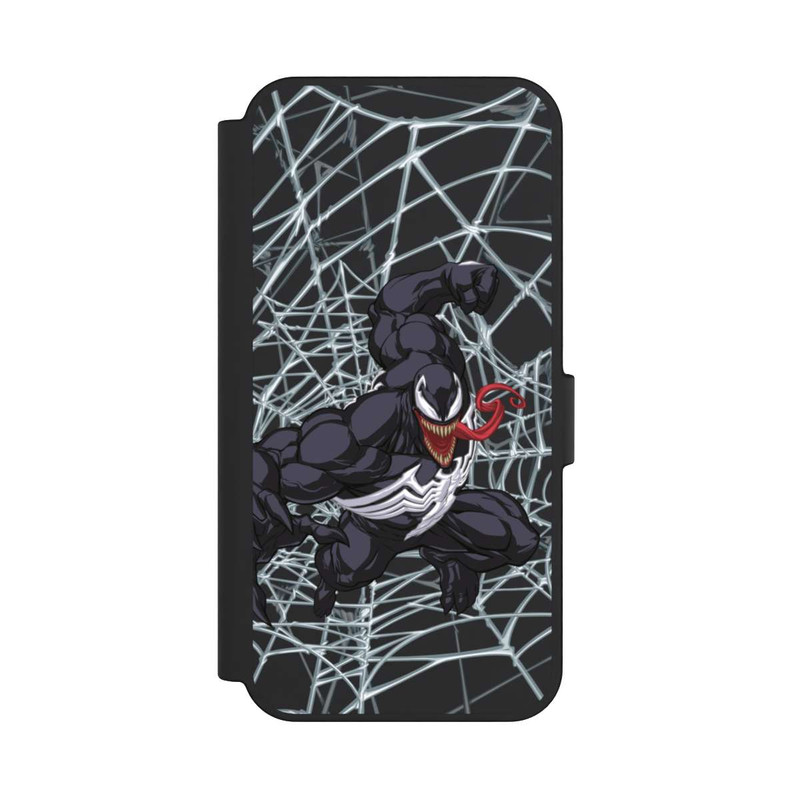 Galaxy S24 FE NIVOflip Venom Toile d'Araignée