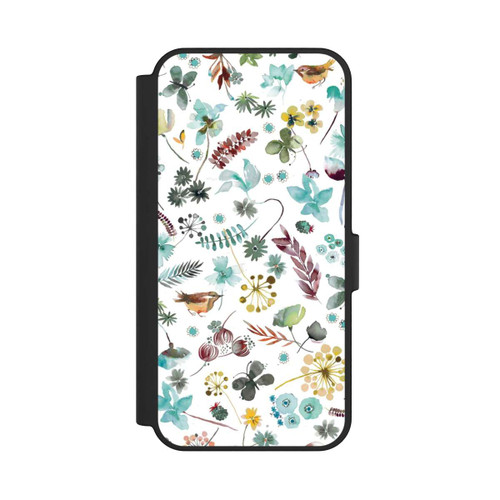 Samsung Galaxy S24 FE 5G NIVOflip Botanischer Schmetterling Natur Blau